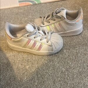 Adidas white Sneakers with Classic Shell Toe